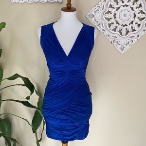 Like new Gorgeous royal blue BCBG body-con dress